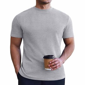Camiseta ajustada personalizada 100% ropa de calle de algodón diseño lavado Vintage de gran tamaño con patrón para hombres subido por Dress Sports - Product Image 1