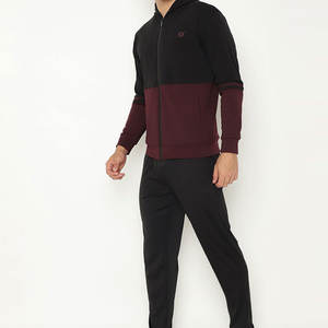 OEM ชุดวอร์มลำลองสำหรับฤดูหนาวของผู้ชายสีทึบระบายอากาศได้ดีขนาดพิเศษ - Product Image 3