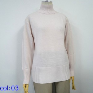 Suéter largo de cuello alto de invierno importado elegante de lujo a granel para mujer - Product Image 2