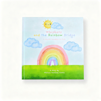 Livre d'images pour enfants en carton sur mesure avec des illustrations en aquarelle émouvantes sur papier d'art, gaufrage sur papier offset