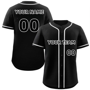2025 maillot de baseball pour hommes vêtements de jeunesse et de softball maillot de sublimation brodé respirant et grande taille tarif de gros - Product Image 6