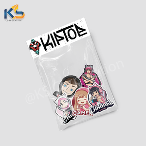 Personalized Custom Logo <b>Vinyl</b> Print And Cut Sticker Pack Kawaii PVC Die Cut Anime Stickers - Product Image 2