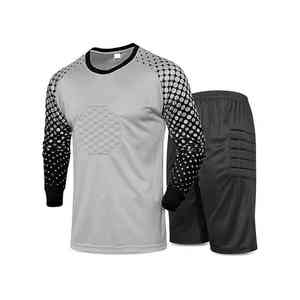 Conjuntos de Uniformes de Portero de Fútbol para Hombre, Transpirables, Estampados, de Verano, Manga Larga, para Entrenamiento de Fútbol, Venta al Por Mayor - Product Image 1