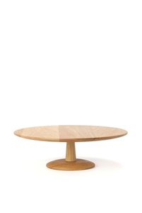 Elegante soporte de madera para pasteles para exhibiciones formales de postres con base hecha a mano y plataforma ancha para pasteles y dulces - Product Image 3