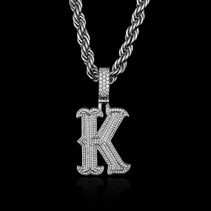 Pendentif pour homme personnalisé, tendance, bling-bling, plaqué or, alliage, diamant, hip-hop - Product Image 1