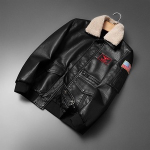 เสื้อโค้ทผ้าวูลผู้ชายสำหรับฤดูใบไม้ร่วงฤดูหนาว, เสื้อโค้ทผ้าแคนวาสเนื้อหนาสไตล์แฟชั่นใหม่ - Product Image 6