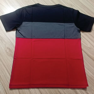 เสื้อยืดผู้ชาย ผ้าคอตตอนหนานุ่ม แขนสั้น คอกลม 220GSM เสื้อยืดออกกำลังกาย เสื้อยืดวิ่ง สำหรับผู้ชาย - Product Image 4