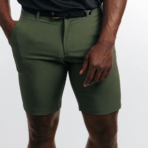 Venta al por mayor de poliéster algodón uniforme de los hombres pantalones cortos Polo impresión personalizada bordado Logo Polo camisas Golf Shorts Set - Product Image 5