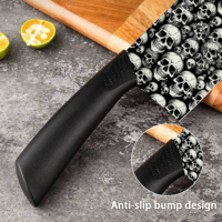 Pisau Koki Profesional Grosir 5 Set Keramik Ambidextrous Tahan Lama Plastik Aman untuk Mesin Cuci Piring Bisnis Restoran Tempa Bebas