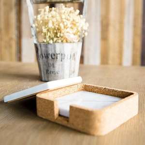 Posavasos de madera y piedra respetuoso con el medio ambiente de diseño elegante posavasos para decoración del hogar posavasos de mesa de nuevo diseño 2023 de gran venta - Product Image 2