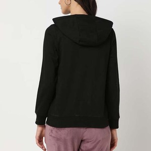 Sweat-shirts à capuche pour femmes en coton 100% avec logo personnalisé OEM, style streetwear, respirants, séchage rapide, haute qualité, vêtements d'automne et d'hiver - Product Image 3