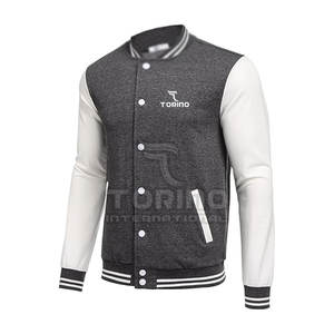 New Arrival <b>Lightweight</b> Letterman Winter <b>Jacket</b> with Stand Collar Latest Casual Wear for Online <b>Sale</b> - Product Image 2