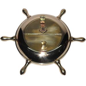 ที่เขี่ยบุหรี่โลหะสีบรอนซ์แบบฝาพับสำหรับใช้ในบ้านหรือกลางแจ้งที่เขี่ยบุหรี่กันลมสำหรับตกแต่งสำนักงานที่มีการออกแบบที่เป็นเอกลักษณ์ของชั้นนำ - Product Image 1