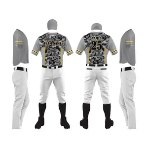 Nuevo Conjunto de Uniforme de Béisbol y Sóftbol Unisex de Diseño Personalizado, Alta Calidad, 100% Poliéster, Secado Rápido, Transpirable, Cintura Elástica, Económico - Product Image 1