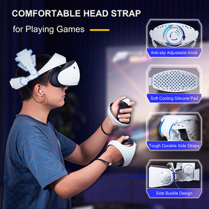 Bandeau Elite PlayStation VR2 par DEVASO, compatible avec les lunettes, léger et confortable, accessoire VR - Product Image 4