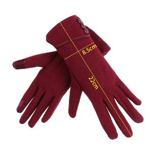 Chine Vente en gros de gants et mitaines en acrylique Gants de travail de jardin en pointillés Sécurité en tricot à pois en latex à écran tactile pour un usage quotidien en plein air - Product Image 6