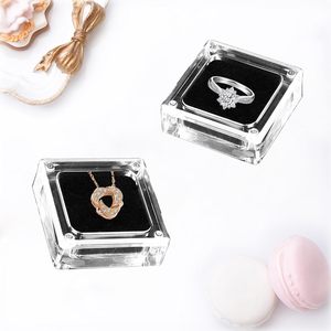 Trung Quốc bán buôn rõ ràng Acrylic đồ trang sức Rack hiển thị tổ chức Nhẫn đá quý và đồ trang sức trong một hộp hấp dẫn - Product Image 2