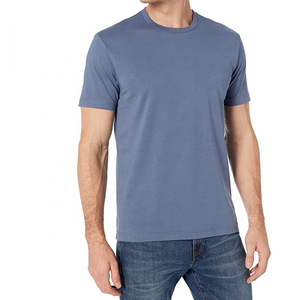 Wholesale Price T Shirt Custom Men <b>Plain</b> Cotton Casual with Pattern Solid Pattern Jersey Men Knitted Drop Shoulder T-shirts - Product Image 2