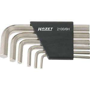 ชุดประแจหกเหลี่ยมเคลือบนิกเกิล Hazet ขนาดเมตริก 6 ชิ้น - Product Image 1