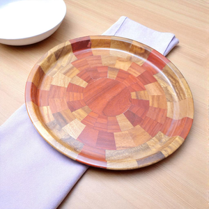 Plateau de service en bois polyvalent FT01 Prix d'usine Vente en gros Formes et tailles personnalisées Plateau en bois naturel artisanal - Product Image 3