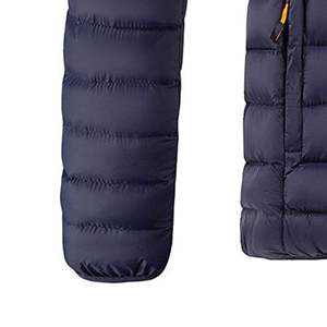 Chaqueta Acolchada con Capucha de Plumón de Pato Ultraligera, Mangas Largas, Cuello Alto, Cierre de Cremallera, Transpirable, Cortavientos e Impermeable para Exteriores - Product Image 4