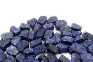 15 pièces de haute qualité non traitée 12-14 MM cristaux de guérison sodalite bleue naturelle bijoux bruts en vrac ensemble de pierres précieuses brutes - Product Image 3
