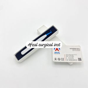 Juego de pinzas de extensión de pestañas, mangos de agarre de diamante recubiertos de polvo azul cielo con agarre suave, pinzas de pestañas de volumen de 65 grados 90 - Product Image 3