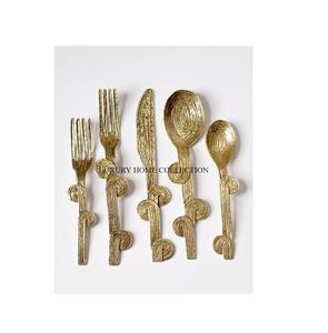 Juego de cubiertos de metal de alta calidad para una elegante cena en casa con una superficie pulida y una durabilidad duradera - Product Image 2