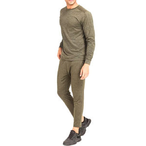 Conjunto Deportivo de 2 Piezas con Logotipo Personalizado para Hombre, Talla Grande, Cuello Redondo, Ropa Deportiva de Invierno, Antibacteriana, de Secado Rápido - Product Image 3