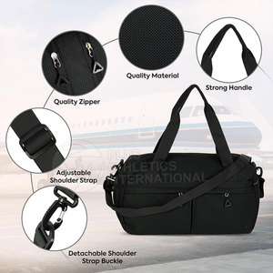 Sac de voyage durable avec compartiment principal spacieux et sac de sport léger à bandoulière réglable - Product Image 5