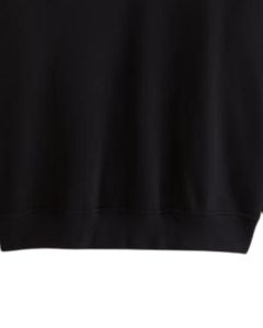 <b>Black</b> Half Zip Fleece Sweatshirt Men Winter Warm Casual Loose Fit High Neck Comfortable Soft <b>Long</b> Sleeve Fashion Pullover <b>Top</b> - Product Image 5