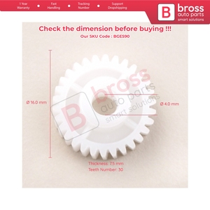 BGE590 <b>Electrical</b> Side Wing Mirror Folding Motor Repair Gear 30 Teeth for i30 i20 i10 - Product Image 5