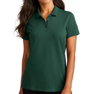 Polo pour femmes sur mesure, usine OEM pour les commandes en gros et les commandes de marque privée - Product Image 2