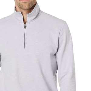 Unisex <b>Quarter</b> <b>Zip</b> Pullover Sweatshirt High Neck Half <b>Zip</b> <b>Fleece</b> Streetwear Top high quality sweat shirt For Unisex - Product Image 6