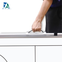 Pizarra Magnética Táctica Plegable y Ajustable Portátil SYH, Flip Chart de 176 cm con Marco de Aluminio, Equipo Deportivo para Campo