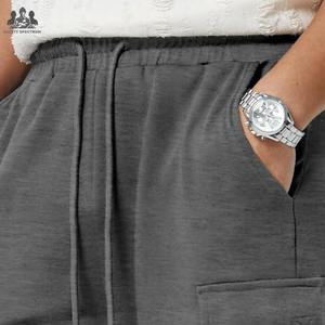 Pantalones Cortos Cargo de Verano para Hombre, Talla Grande, Logotipo Personalizado, Tejido Lavado, 100% Algodón, Secado Rápido, Transpirable - Product Image 4