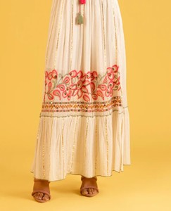 Détails accrocheurs Vibrant Hue Miroir Et Séquence Travail Boho Chef-d 'œuvre Femmes Maxi Robe D'été Bling Resort Caftan Robe - Product Image 5