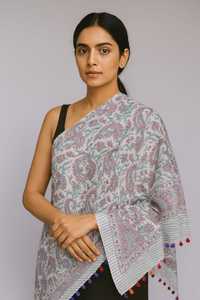 Chal de Algodón Premium para Mujer, Suave al Tacto, Bufanda de Moda para las Temporadas de Invierno al Mejor Precio - Product Image 6