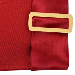 Grand Officiers Anglais Royal Arch Tablier Rouge & Bleu Vente en gros CustomizedMasonic Regalia Brodé Maçons Tablier Maçonnique - Product Image 5