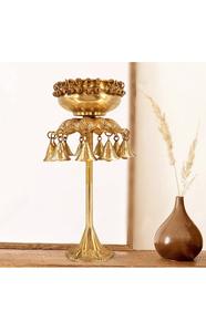 Cuenco Urli de latón colgante para cocinar y servir plato con olla decorativa pulida brillante para servir - Product Image 4