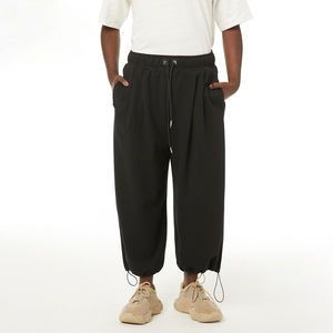 Pantalon de survêtement vierge surdimensionné sur mesure pour hommes pantalon de survêtement surdimensionné pantalon de survêtement hommes Baggy ajuster bas pantalon de survêtement hommes pantalons lavés - Product Image 2