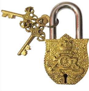 Candado nuevo personalizado con garantía de calidad, candado de acero sólido endurecido de seguridad superior, candados indios hechos a mano - Product Image 4