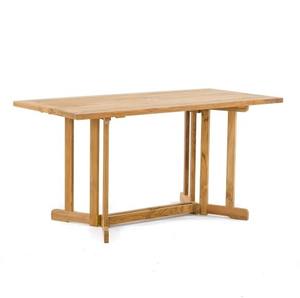Table de repas d'extérieur en teck, fabriquée en Indonésie - Product Image 2