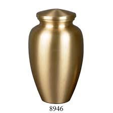 Grande urne de crémation en laiton et métal de style américain Urnes de cendres humaines fabriquées à la main Meilleure vente du fabricant Fournisseur pour adultes - Product Image 3