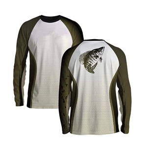 Camisa de pesca personalizada de poliéster Spandex con impresión Digital Unisex UPF 50 camisa de pesca sublimada impresa de secado rápido camisas frescas - Product Image 1