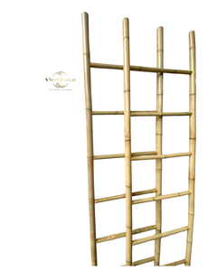 Vietchoice Hilda Good Quality Durable Natural Bamboo <b>Ladders</b> 90kg Load Capacity 8ft Extended Height Traditional Design Fast - Product Image 4