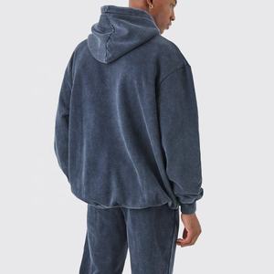 เสื้อฮู้ดผ้าฟลีซสำหรับผู้ชายใส่ได้ทั้งชายและหญิงเสื้อฮู้ดผ้า100% แห้งเร็วสั่งปักโลโก้ได้ตามต้องการ - Product Image 5