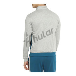 ชุดวอร์มเล่นฟุตบอลแบบลำลองสำหรับผู้ชายชุดวิ่งออกกำลังกายแบบมีซิปขนาดปกติทำจากโพลีเอสเตอร์ - Product Image 5