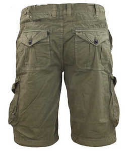 Pantalones cortos cargo para hombre, producción OEM, material de algodón, longitud hasta la rodilla, multibolsillos, pantalones cortos informales, Etiqueta Privada, venta al por mayor rápida - Product Image 3