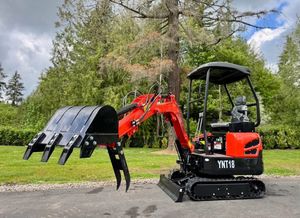 FREE SHIPPING AGT YNT18 EPA CE Engine 1.2 ton 13.5KW mini excavator Eaton <b>Hydraulic</b> <b>Cylinder</b> Core Motor Pump Gearbox Gear PLC - Product Image 2